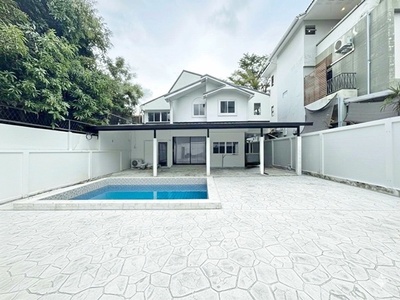Pool Villa 90ตร.ว.MRT สุทธิสาร 900ม. 5นอน ห้วยขวาง รัชดาภิเษก 
