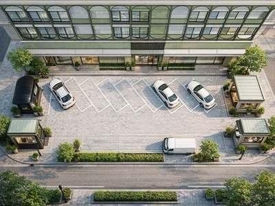 อินทามาระ20-28  ตลาดสดห้วยขวาง อาคาร4 ชั้น MRTห้วยขวาง 1.2 กม. 