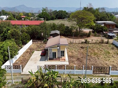 ขายบ้านชั้นเดียว อยู่หลังเซเว่น สี่แยก จปร. เพียง 250 เมตร