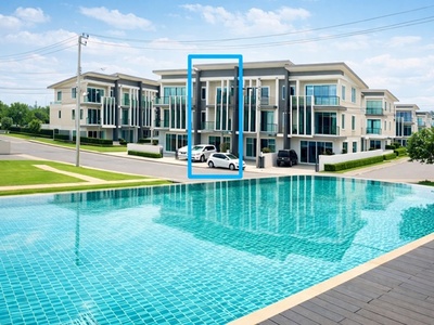 ทาวน์เฮ้าส์ 3 ชั้น เฟอร์ฯครบ ใกล้ รพ.วิภาวดี 800ม.24ตร.วา. 290ตร.