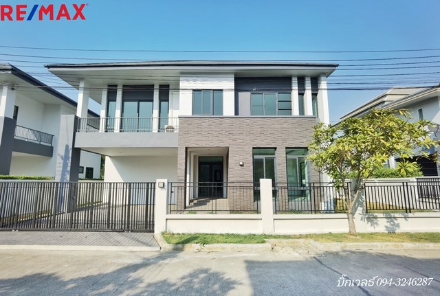 บ้านเดี่ยว กาญจนาภิเษก - 340 ขนาด 106 ตร.วา ซื่อตรง พรีเมี่ยม บางบัวทอง บ้านใหม่ ไม่เคยอยู่ บ้านหลังใหญ่ พื้นที่ใช้สอยเย