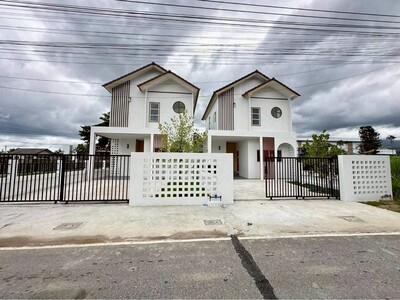 บ้านเดี่ยวสร้างใหม่ 2 ชั้น ทำเลดี 2หลังสุดท้าย โซนแม่เหียะ 