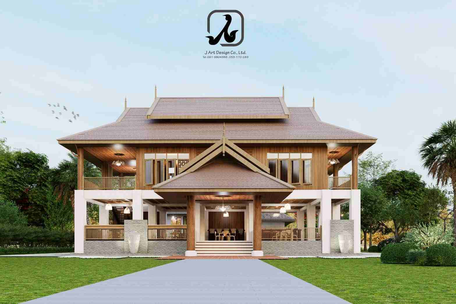 รับออกแบบบ้านและรับสร้างบ้านเชียงราย