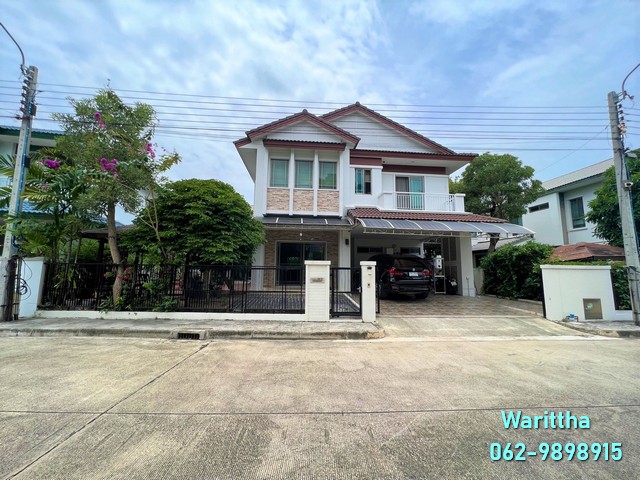 ขายบ้านเดี่ยว มัณฑนา บางใหญ่ คลองถนน ทำเลทอง ใกล้ MRTคลองบางไผ่  ใกล้เซ็นทรัลเวสต์เกต  เนื้อที่ 64.5 ตรว.