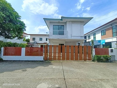 บ้านฟ้าปิยรมย์ 4นอน  ให้เช่าบ้านเดี่ยว 2 ชั้น ไทวัสดุ ลำลูกกา 1.7