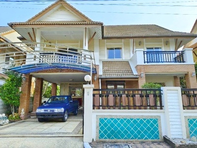 บ้าน 2ชั้น 102ตร.วา. มหาชัย ถ.พระราม 2 ให้เช่าคฤหาสน์ 4นอน พันท้า