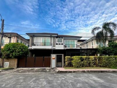 ให้เช่าบ้านเดี่ยว 2 ชั้น 68 ตร.ว. โครงการภัสสร เพรสทีจ พัฒนาการ 3