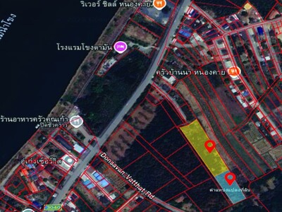 ขายที่ดิน ใกล้ริมโขง เจ้าของขายเอง พร้อมสิ่งปลูกสร้าง หนองคาย