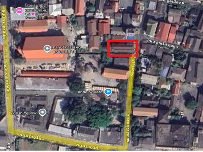 ขายเกสเฮ้าส์ ตึก 3ชั้น 20ห้อง ห้องน้ำในตัว เนื้อที่ 65 ตร.วา ราชว