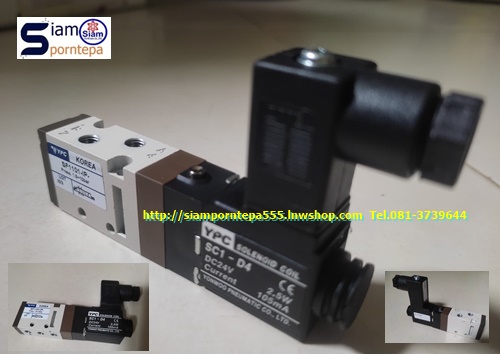 SF1101-IP-SC1-CN1-220V solenoid valve 5/2 size M5 ไฟ 220V 24V Single Coil 
