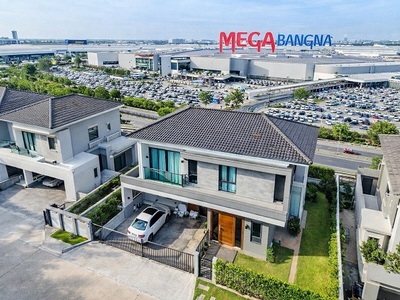 บ้านเดี่ยวหรู 2 ชั้น ครบ 4 นอน เมกาบางนา 500 ม. หลังใหญ่ 62 ตร.ว.