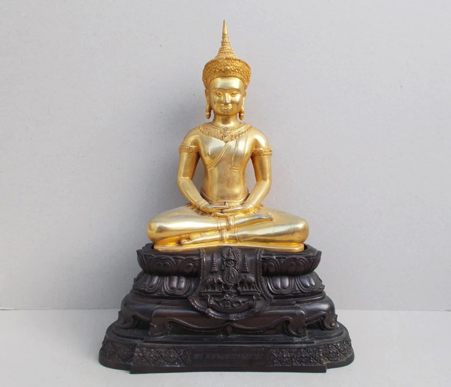 พระบูชาพระพุทธมหาธรรมราชา หน้าตัก 5 นิ้ว วัดไตรภูมิ อ.เมืองเพชรบูรณ์ รุ่นกาญจนาภิเษก