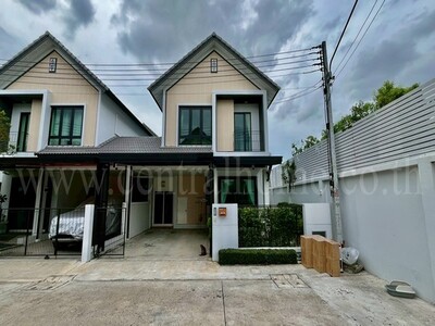 ลดราคา บ้านแฝด กรูฟ วิลล์ อยุธยา 4 - โรจนะ หลังริม ทำเลดี