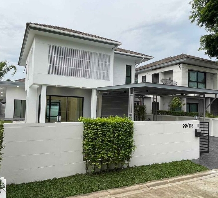  ขายบ้านเดี่ยว2 ชั้น D-Habitat ราชพฤกษ์ เนื้อที่ 93.6 ตรว มี 5 ห้องนอน 5 ห้องน้ำ