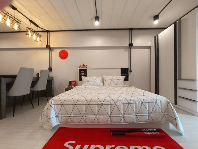 S00746 ขายคอนโดรีโนเวทใหม่ อังเกตุ พาวิลเลียน ชั้น 3 ตกแต่งใหม่ทั้งห้อง แถมแอร์ ใกล้บิ๊กซีเอ็กซ์ตร้า