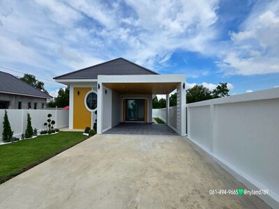 ขายบ้านเดี่ยวใกล้ ตลาด โลตัส มศว.องครักษ์ 100 ตรว.