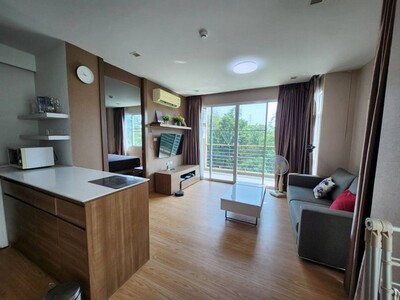 ห้องเช่าศรีราชา กรีนเลค คอนโด วิวสวน ครบทุกเฟอร์ วิวสวนธรรมชาติ