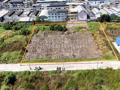 ที่ดิน 4 ไร่ ซอย เทียนทะเล 26 - บางขุนเทียน ทำเลดีมาก 