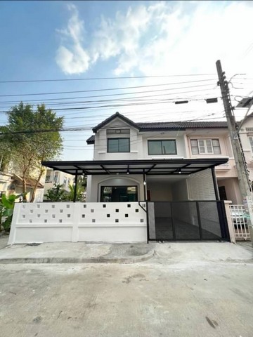 ขายบ้าน อักษรา (บางบัวทอง) 3 ห้องนอน รีโนเวทสวย ทำเลดี ใกล้รถไฟฟ้าสายสีม่วง เซ็นทรัลเวสต์เกต