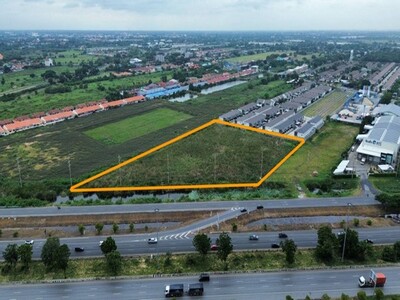 ให้เช่าที่ดิน ระยะยาว ใกล้ตลาดกลาง10-2-10ไร่ ต.บ้านเกาะ จ.อยุธยา