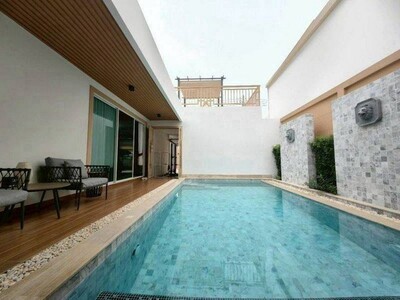 ให้เช่าบ้านเดี่ยวพัทยา 2 ชั้น สไตล์พูลวิลล่า ตกแต่งครบ พร้อมเข้าอ