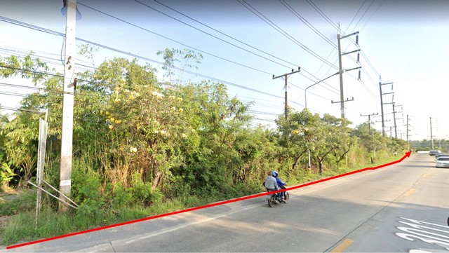 ขายที่ดินบ้านแพ้ว  17-1-8 ไร่ ต.สวนส้ม อ.บ้านแพ้ว จ.สมุทรสาคร ติดถนนบ้านแพ้ว-กระทุ้มแบน