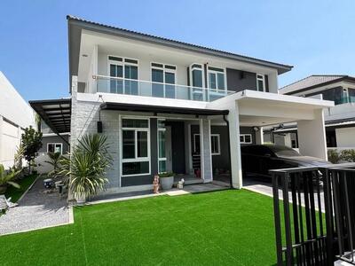 ขาย ให้เช่าบ้านเดี่ยวโครงการมัณฑนา2 บางนา กม. 7 ติดรร.ราชวินิตบาง