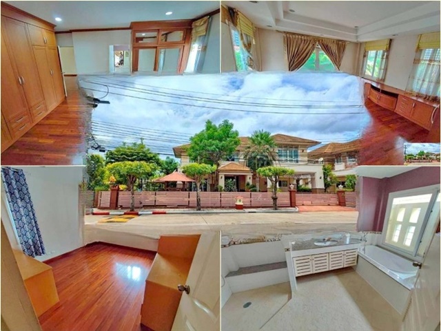 รัตนาธิเบศร์ ให้เช่าคฤหาสน์ บ้านเดี่ยวหรู 2 ชั้น 4นอน 5น้ำ 3จอดรถ MRT บางรักใหญ่ 1.5กม. ใหญ่มาก หลังมุม 170ตรว. 250ตรม. 