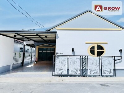 หมู่บ้านพิบูลทรัพย์ เลียบวารี27 เส้นเมนซ้ายมือ บ้านพร้อมอยู่ ตกแต