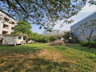 ขายที่ดิน ใกล้btsแบริ่ง ติดถนนหลักลาซาล 1ไร่ สวย ทำเลดีมาก ด่วน