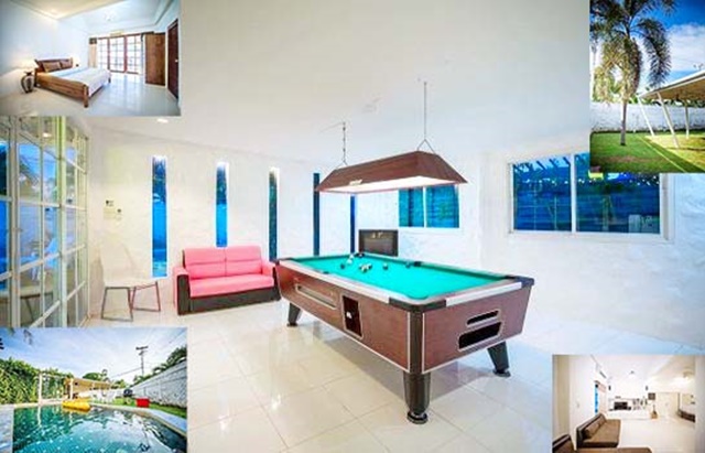 บ้านพักตากอากาศหัวหิน หลังใหญ่ ท่องเที่ยว 138 ตรว.ขาย-เช่า  Pool Villa Siam Venezia 4.5 กม.1 ชั้น3นอน 3น้ำ 3จอดรถ 4แอร์