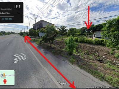 ขายที่ดินบ้านสวน12ไร่2งาน 12ล. ถนนใหญ่3017 พัฒนานิคม ลพบุรี