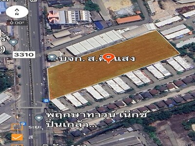 ขายที่ดินติดถนนพุทธมณฑลสาย 4 อำเภอสามพราน จังหวัดนครปฐม เนื้อที่ 