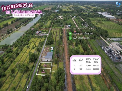 ขายที่ดินคลองสิบ เหมาะสำหรับสร้างบ้านอยู่อาศัย