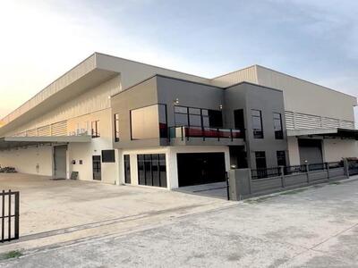 ให้เช่าโรงงาน 2ไร่ 3,000 ตร.ม.ใกล้วัดแครรายกระทุ่มแบน