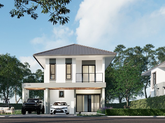 ขายบ้านเดี่ยว โครงการคุณาพร พาร์ค บ้านเดี่ยว 2 ชั้น เขาสามยอด - เอราวัณ  จ.ลพบุรี