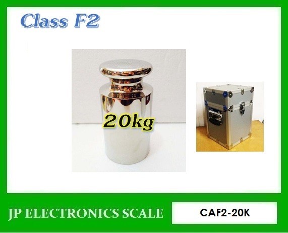 ลูกตุ้มน้ำหนักมาตรฐาน สแตนเลส น้ำหนัก20kg Class F2 CAF2-20K