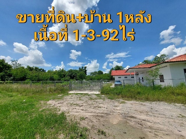 ที่ดินราคาถูกพร้อมบ้าน 1หลัง  ขนาดเนื้อที่1-3-92ไร่ จำนวน 1แปลง 1โฉนด ครุตแดง พร้อมโอนทันที