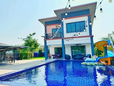 ขายบ้านพลูวิลล่า ใกล้หาดจอมเทียน พัทยา บางละมุง ชลบุรี