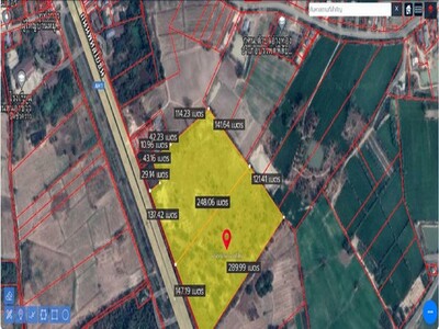 ที่ดินแปลงใหญ่ ถมแล้ว 43-0-48.8 ไร่ ราคาดี ติดถนนสายเอเชีย  นครสว