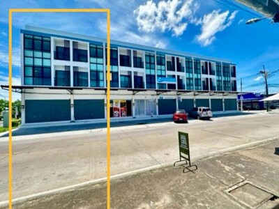 ให้เช่าอาคารพาณิชย์ 2 คูหา - ตึกใหม่ ทำเลทองเมืองใหม่พระยาสัจจา ช