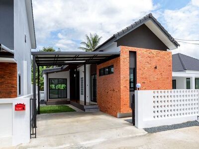 ขาย 1.99 ล้าน ดอยสะเก็ด บ้านสร้างใหม่ สไตล์นอร์ดิก พร้อมเข้าอยู่
