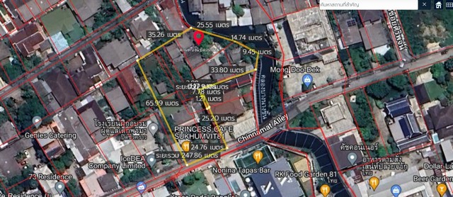 ขายที่ดินทำเลทอง  648 ตร.วา  ใกล้สถานีรถไฟฟ้าอ่อนนุช  ZE532