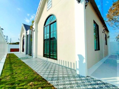 ให้เช่าบ้าน 3นอน สันป่าตอง เชียงใหม่ 54ตรม วัดพระเจ้าสององค์ 500ม