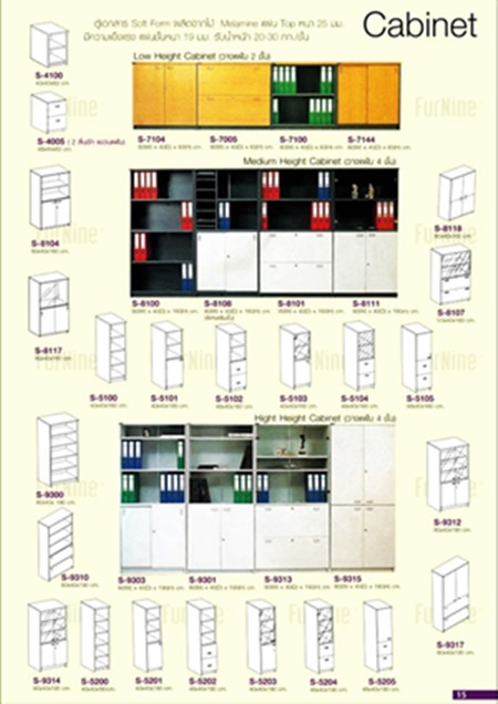 ตู้เอกสาร ตู้บานเปิด ตู้บานเลื่อน ที่ดี มีคุณภาพ