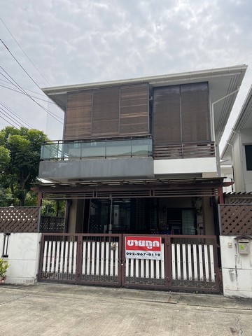  ขายบ้านแฝด 2 ชั้น บ้านสวยหลังมุม หมู่บ้านเปี่ยมสุข-ติวานนท์56 ปากเกร็ด นนทบุรี