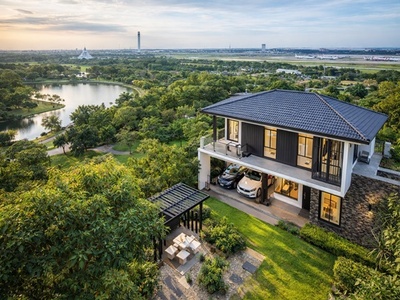  ดีไซน์ทันสมัย 4 นอน 4 น้ำ มัณฑนา อ่อนนุช-วงแหวน4 บ้านเดี่ยว 2 ชั