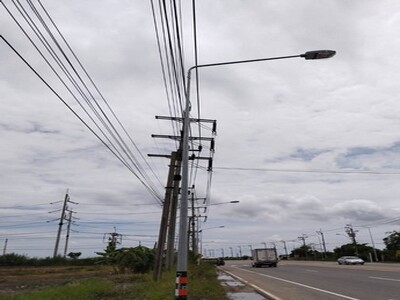 ขายที่สีม่วง ถมแล้ว 50 ไร่ ใกล้ท่าเรือแหลมฉบัง  อ.ศรีราชา จ.ชลบุร