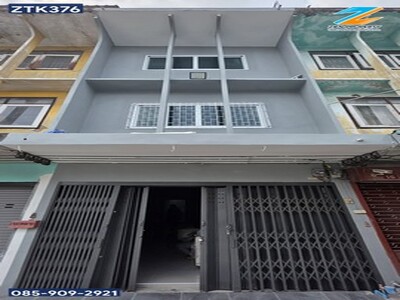 ขายอาคารพาณิชย์ 3.5 ชั้น  ประชาอุทิศ 77 ตกแต่งใหม่ทั้งหลัง