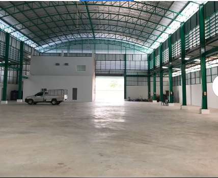 AKR2366510ให้เช่าโกดัง 1,500ตรม ถนนพระรามสอง ขาออก กม 42 อ.บางโทรัด สมุทรสาคร มีออฟฟิศ